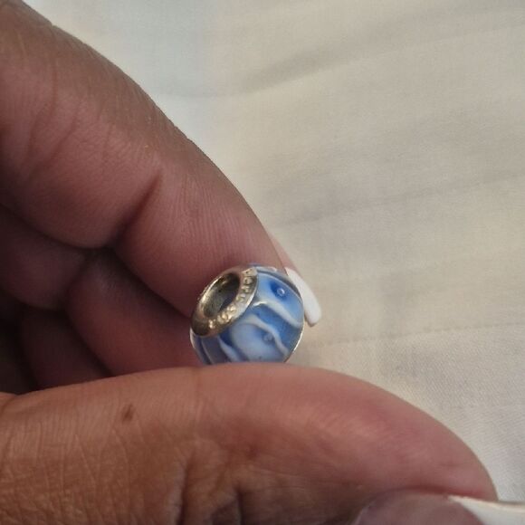 Persona Blue and Silver Bead Bracelet Charm - Picture 14 of 16